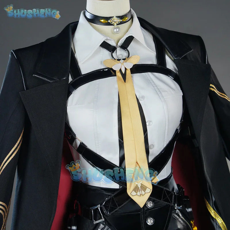 Game Zenless Zone Zero Evelyn Chevalier Cosplay Costume Uniform Halloween Carnival Party Christmas Play Role Clothes Clothing