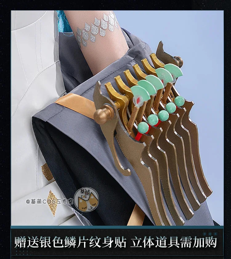 Reverse:1999 Hissabeth Cosplay Costume Uniform Halloween Carnival Party Christmas Play Role Clothes Clothing for Women