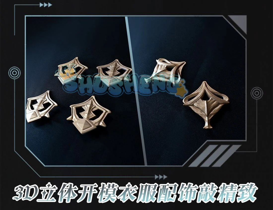 Shusheng Love And Deepspace Heroine LiuYunWanFeng Game Suit Gorgeous Dress Uniform Cosplay Costume Halloween Party Outfit Women