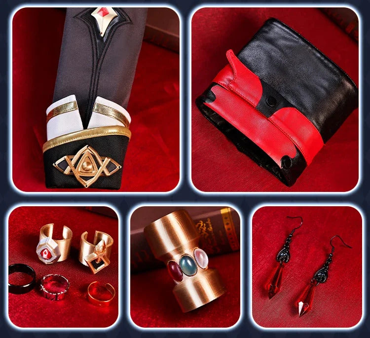 Honkai Star Rail Anaxa Cosplay Costume Wig Uniform Outfit Anaxagoras Grove of Epiphany Amphoreus Carnival Halloween Women Men