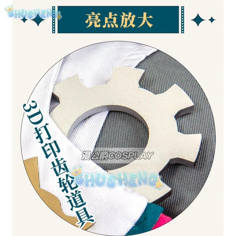 Gallagher Cosplay Game Honkai: Star Rail Costume Fashion Handsome Uniform Suit Halloween Carnival Party Outfit Men XS-3XL
