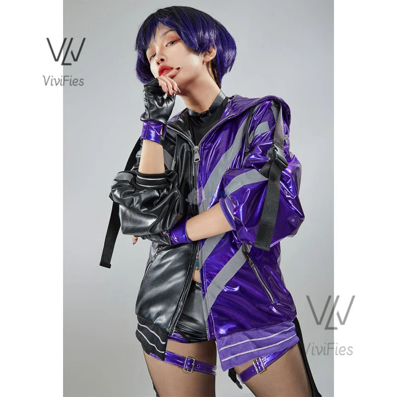Game Tekken 8 Ling Reina Cosplay Fantasia Costume Disguise for Adult Women Tops Shorts Outfits Halloween Carnival Party Clothes