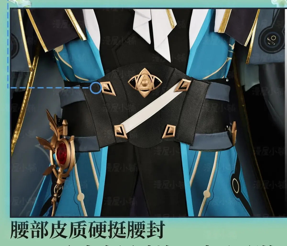 Shusheng-N Game Anaxagoras Honkai: Star Rail Cosplay Costume Halloween Carnival Handsome Coat Gloves Eye Mask Props Wig Men Uniform New Set