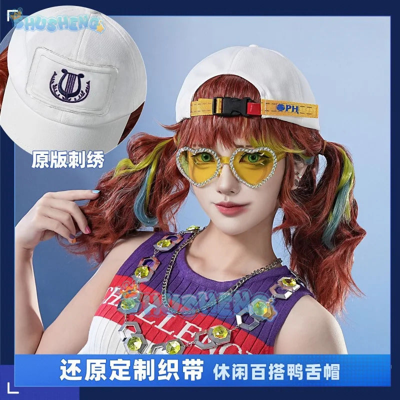 Identity Ⅴ Cheerleader Cosplay Costume Lily Ballier OPH.LILY Uniform Halloween Carnival Party Christmas Play Role Clothing