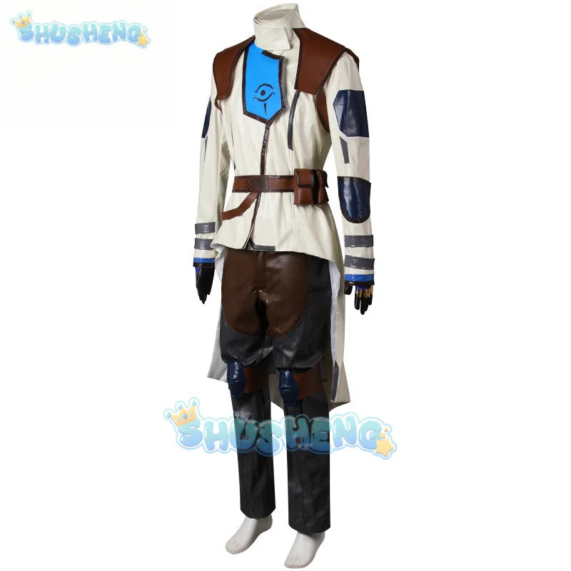 Game Valorant Cypher Cosplay Costume Pants Coat Gloves Hat Prop Men Women Halloween Party Carniavl Roleplay Outfits Prop