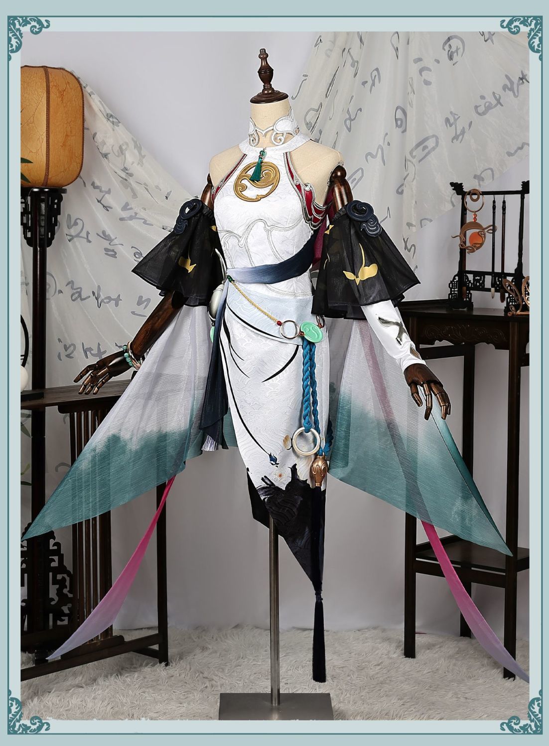 Game Honor of Kings Cosplay Gong Sun Li Chinese-inspired Costume Luxury Dresses Halloween Game Cosplay Newly Dress for Women