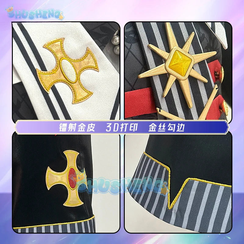 Together Stars!Suo Tsukasa Mashiro Tomoya Sengoku Shinobu Hanamura Fuyume Cosplay Costume Uniform Halloween Carnival Party