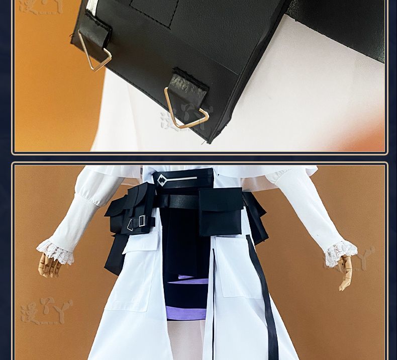 Arknights Priestess Cosplay Costume Game Uniforms Women Halloween Party Girls Clothes Outfit Anime Event Trench Skirt