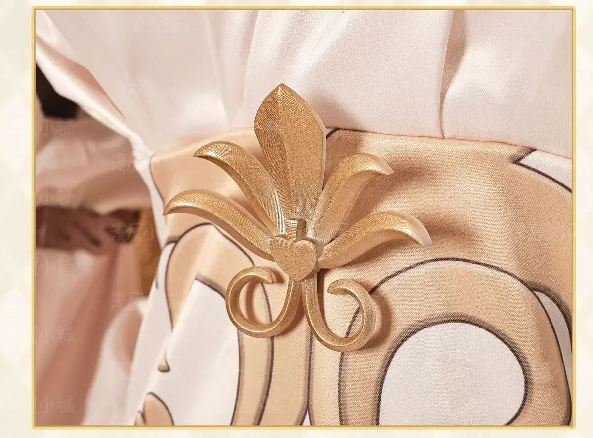 Honkai Star Rail Aglaea Cosplay Costume Wig Dress Headwear Amphoreus The Goldweaver Carnival Halloween Party Women Props