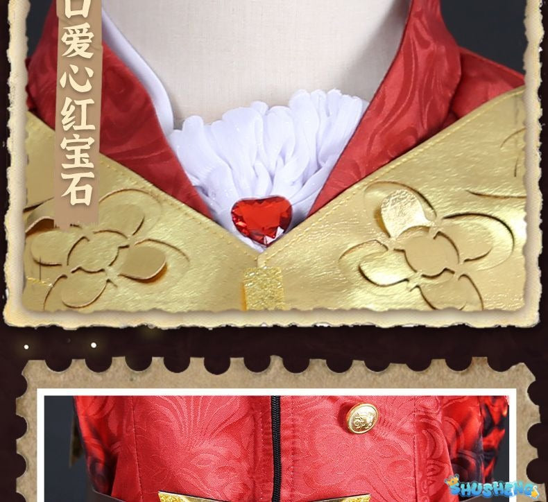 Anime Identity V Victor Grantz Postman Initial Skin Gorgeous Uniform Cosplay Costume Halloween Party Outfit