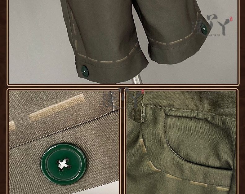 Identity V Florian Brand Fire Investigator Cosplay Costume Leonard Uniform Halloween Carnival Party Christmas Play Role