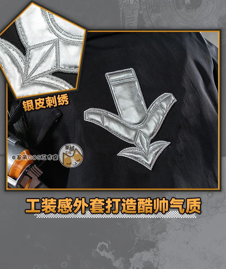 Arknights Crownslayer Cosplay Costume Uniform Halloween Carnival Party Christmas Play Role Clothes Clothing for Men Women