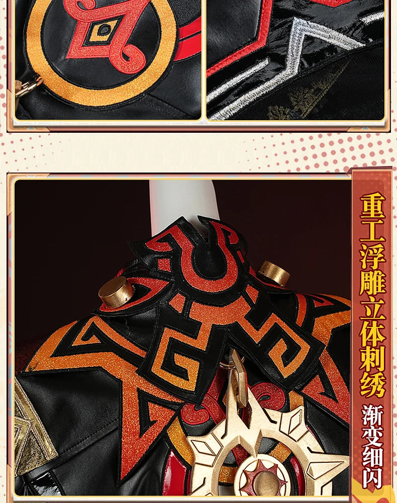 Shusheng Genshin Impact Mavuika Pyro Archon Cosplay Costume Cos Game Anime Party Uniform Hallowen Play Role Clothes Clothing