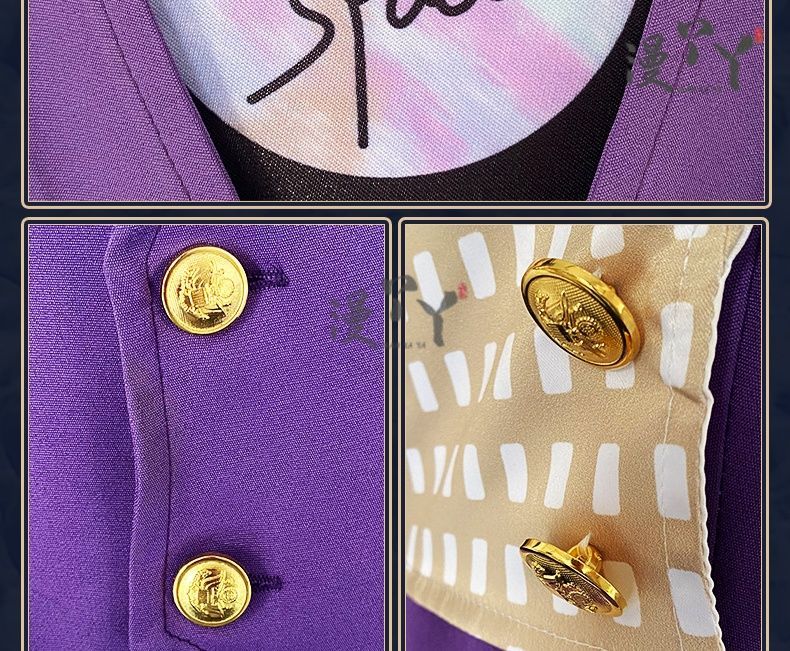 Jose Baden Cosplay Game Identity V Costume Pirate Radio First Costume Grid Uniform Suit Halloween Party Outfit for Man