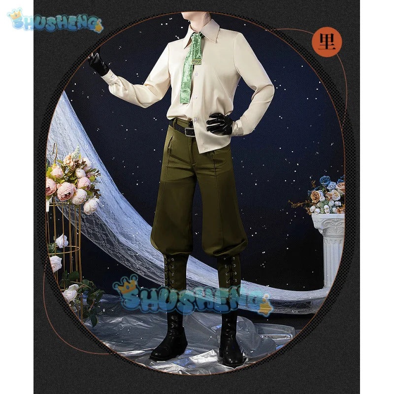 Reverse:1999 Windsong Cosplay Costume Coat shirt tie belt gloves necklace Halloween party Handsome man Woman uniform Full Set