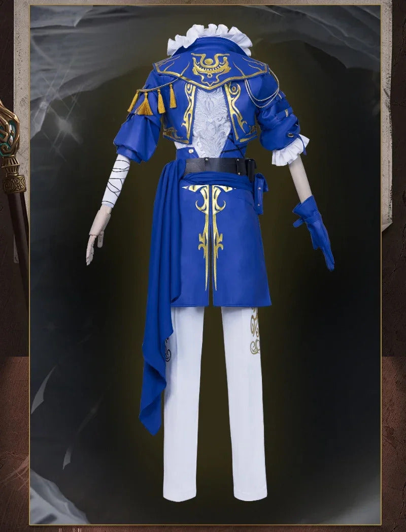 Shusheng Identity V Luca Balsa Prisoner Cosplay Costume Silhouette Uniform Halloween Carnival Party Christmas Play Role Clothes