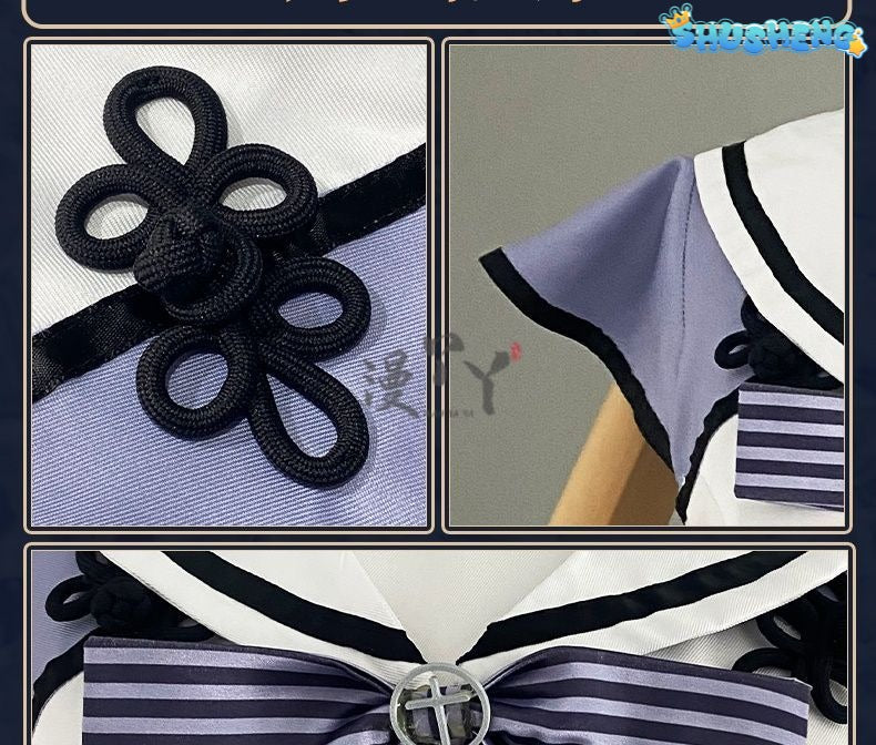 Vtuber Seren Azuma Game Suit Sweet Lovely Uniform Cosplay Costume Halloween Party Role Play Outfit Women