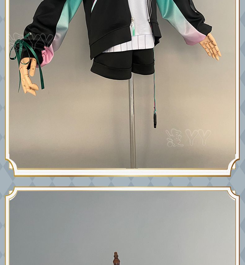 Vtuber VirtuaReal Aza Game Suit Youthful Handsome Fashion Leisure Uniform Cosplay Costume Halloween Party Outfit