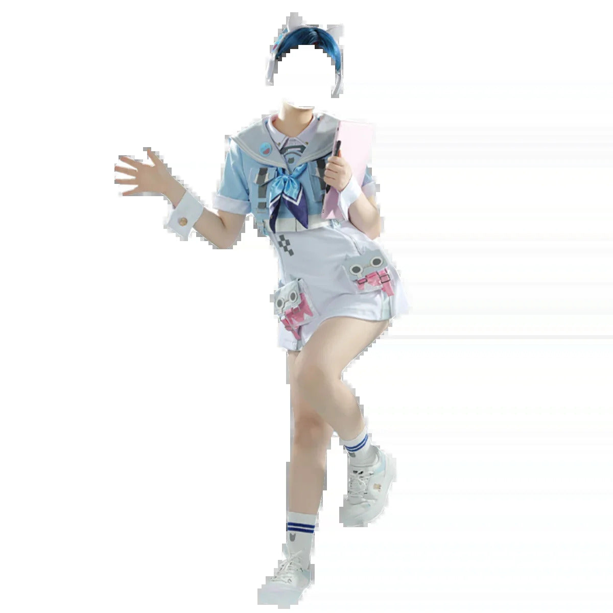 Shusheng-R NIKKE:The Goddess of Victory Shufutty Cosplay Costume Halloween Sweet sailor suit jacket dress socks tie accessories JK uniform