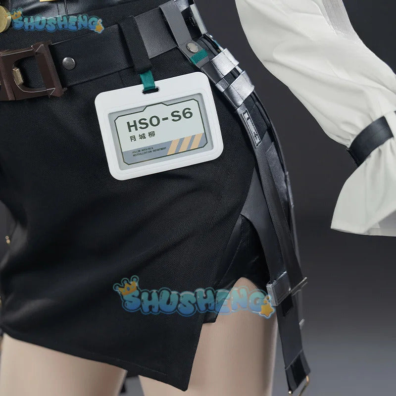 Game Zenless Zone Zero Tsukishiro Yanagi Cosplay Costume Uniform Halloween Carnival Party Christmas Play Role Clothes Clothing