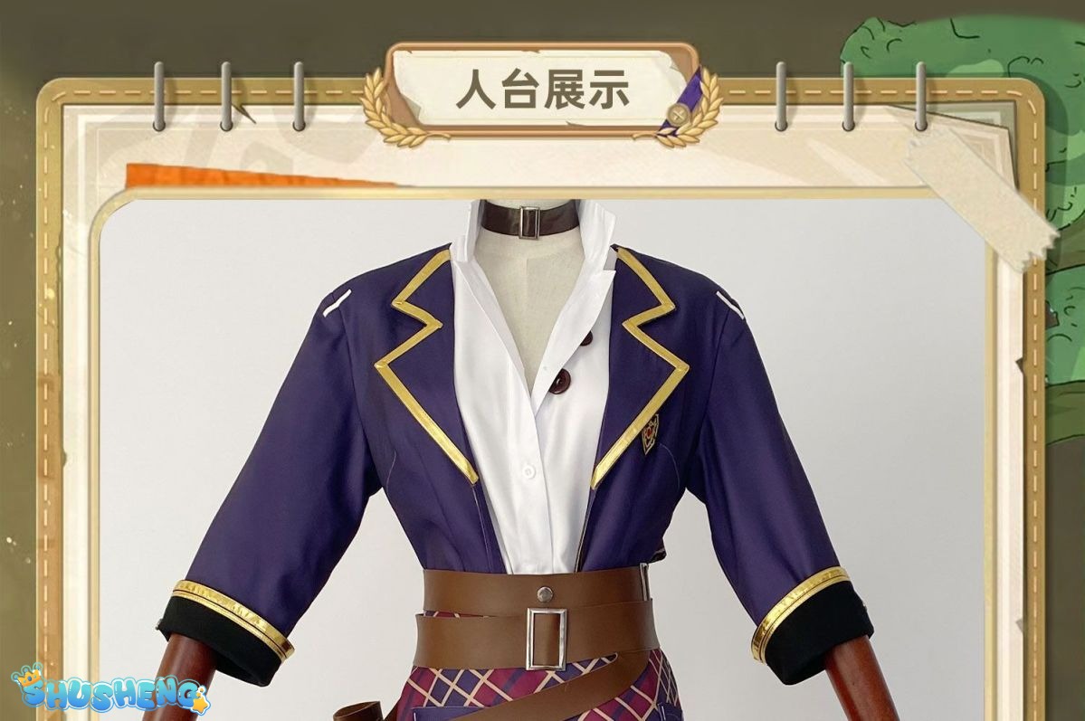 Identity V Cos Demi Bourbon Mixologist Cosplay Costume Survivor Woman Halloween Party Set Comic-Con Disguise Tower of Lvory