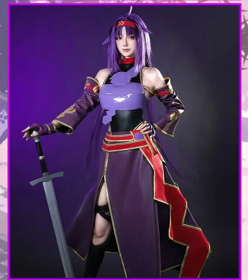 Anime Konno Yuuki Sword Art Online SAO Cosplay Costume Women's Man jumpsuit gloves belt skirt set Halloween handsome uniform