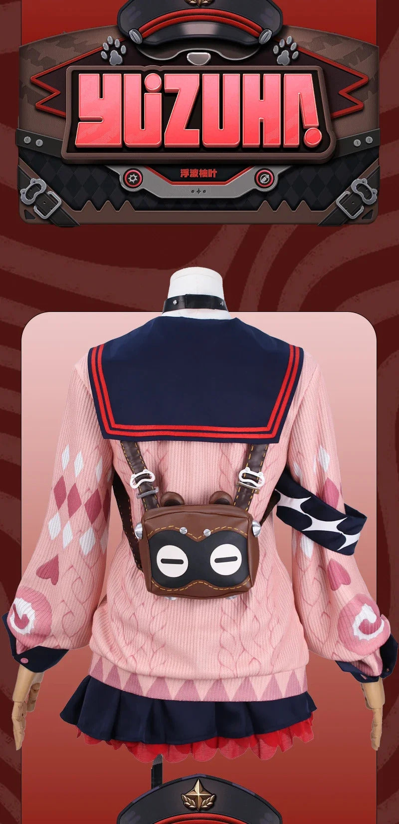 Ukinami Yuzuha Zenless Zone Zero Cosplay Costume Sweater skirt backpack doll socks props Halloween sweet women complete set