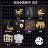 Identity ⅤJoker Weeping Clown Cosplay Costume Uniform Halloween Carnival Party Christmas Play Role Clothes Clothing Shusheng