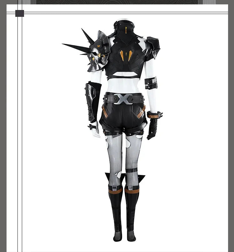 Shusheng-R Magic Game Cosplay Rivals Costume superhero Halloween carnival top shorts belt prop accessory set women's Fantasia Magic uniform