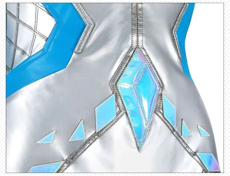 White Queen Emma Grace Frost Rivals cosplay costume High quality women fantasy jumpsuit shoes props shoulder armor Halloween set