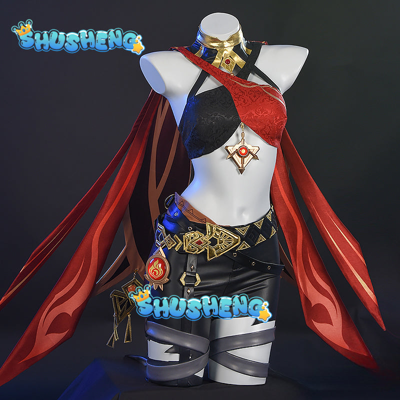 Dehya Cosplay Game Genshin Impact Dehya Cosplay Costume Cosplay Christmas Costume Sumeru Plus size
