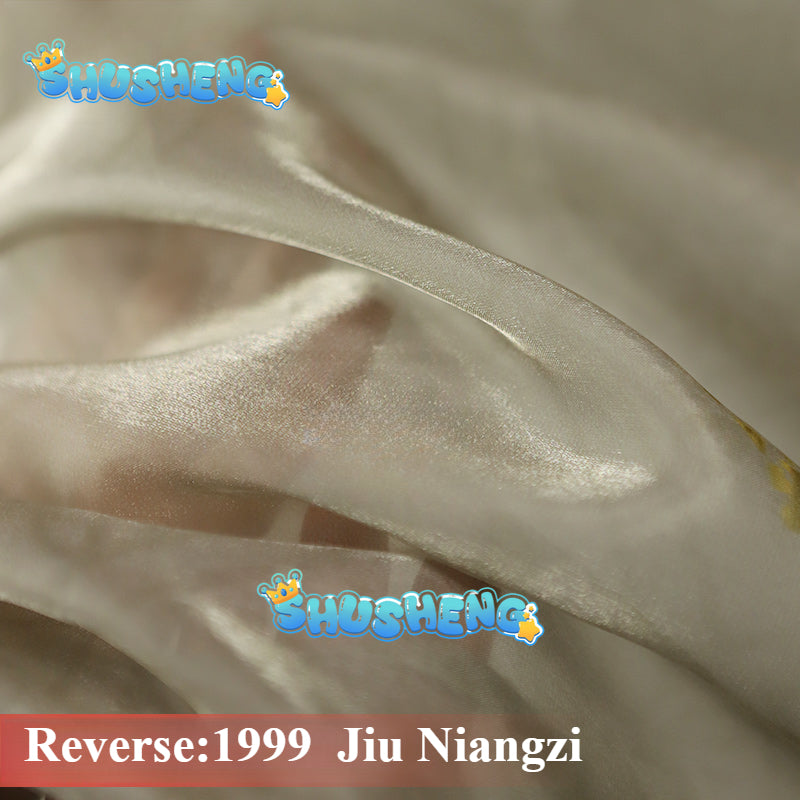 Game Reverse 1999 Jiu Niangzi Cosplay Costume Wig Shoes Halloween Carnival Uniform Christmas Reverse1999 Role Play Outfits Prop