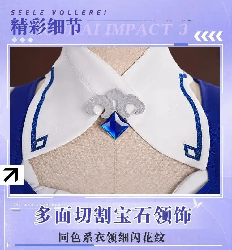 Honkai Impact 3 Seele Vollerei Cosplay Costume Uniform Halloween Carnival Party Christmas Play Role Clothes Clothing for Women