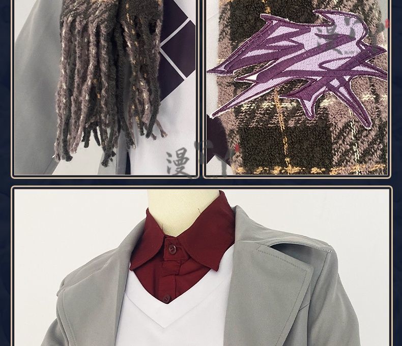 Game Identity V Eli Clark Cosplay Costume Wig Seer BLK Uniform Set Halloween Carnival Play Role Party Prop Anime Cosplay Clothes