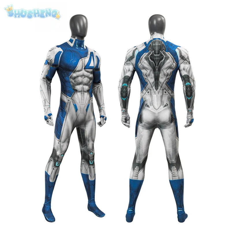Reed Richards Mister Fantastic Cosplay Costume Halloween Carnival Tight jumpsuit Man Fantasia uniform Set XS-XXXL