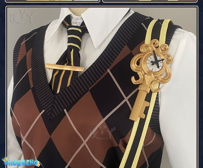 Game Identity V Mechanic Tracy Reznik Cosplay Costume Party Suit Shirt Vest Pants Halloween Uniform Anime Clothes