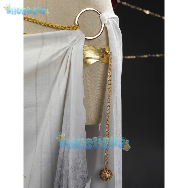 Game Path to Nowhere Hestia Cosplay Costume Cloak, armband, gloves, accessories and props Halloween party sexy Woman dress set