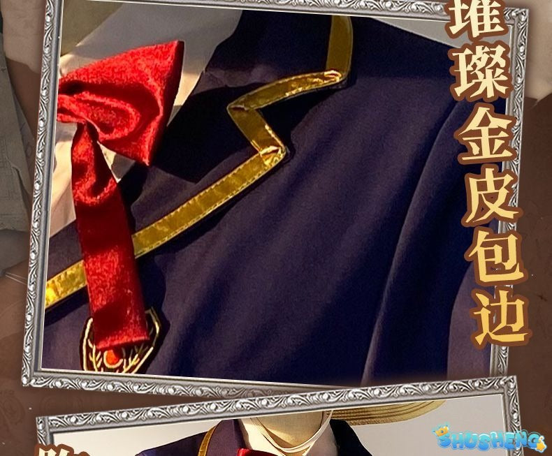 Game Identity V Doctor Emily Dyer Ivory Tower Cosplay Costume Women Dress Anime Outfit Halloween Party Roleplay Fullset