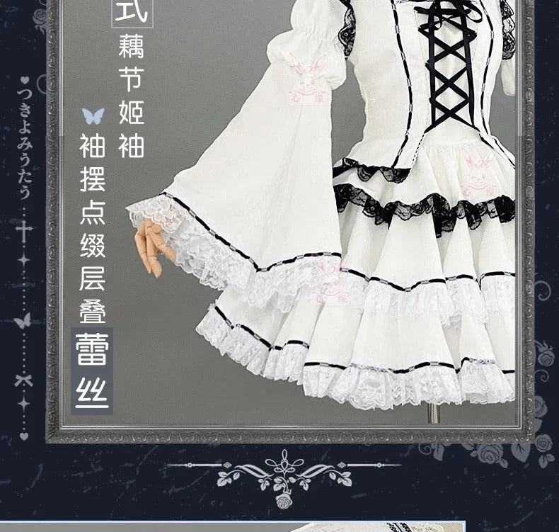 Tsukiyomi Utau Anime Shugo Chara Cosplay Costume Halloween Carnival Sweet Gothic Dress Wig Women Lolita Prop Accessories Uniform