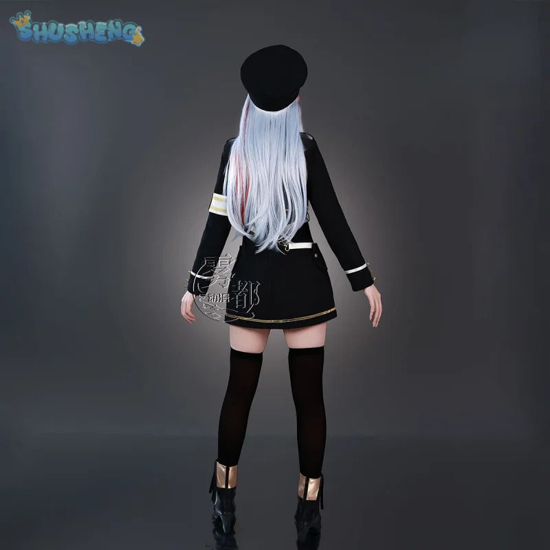 Shusheng-R Vladilena · Milize Anime 86- Eighty Six Cosplay Costume Wig shoes Hat Socks Belt Halloween Women Fashion Sweet New Uniform Set