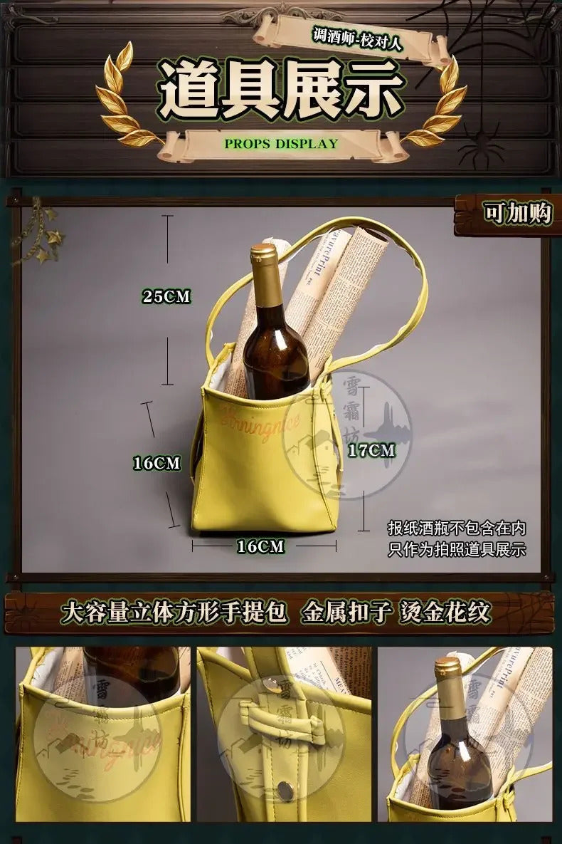 Game Identity Ⅴ Demi Bourbon Barmaid Cosplay Costume Uniform Halloween Carnival Party Christmas Play Role Clothes Clothing