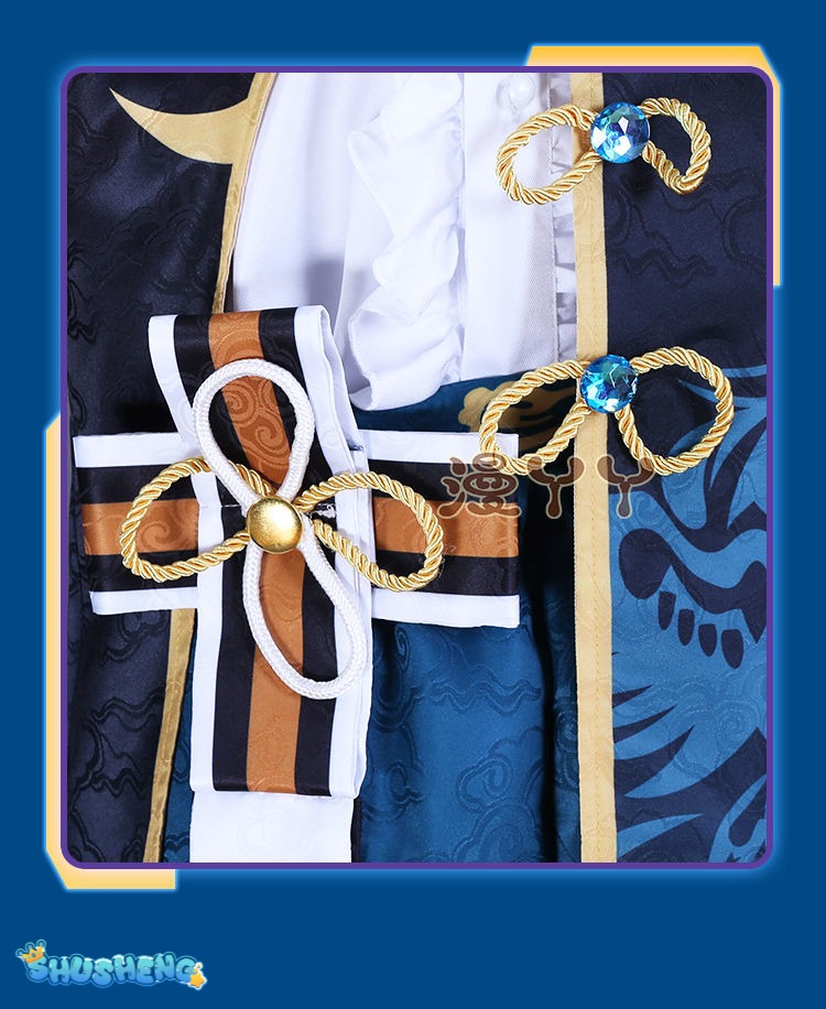 Xingqiu Cosplay Game Genshin Impact Cosplay Costume Xing Qiu Genshin Impact Cosplay Halloween