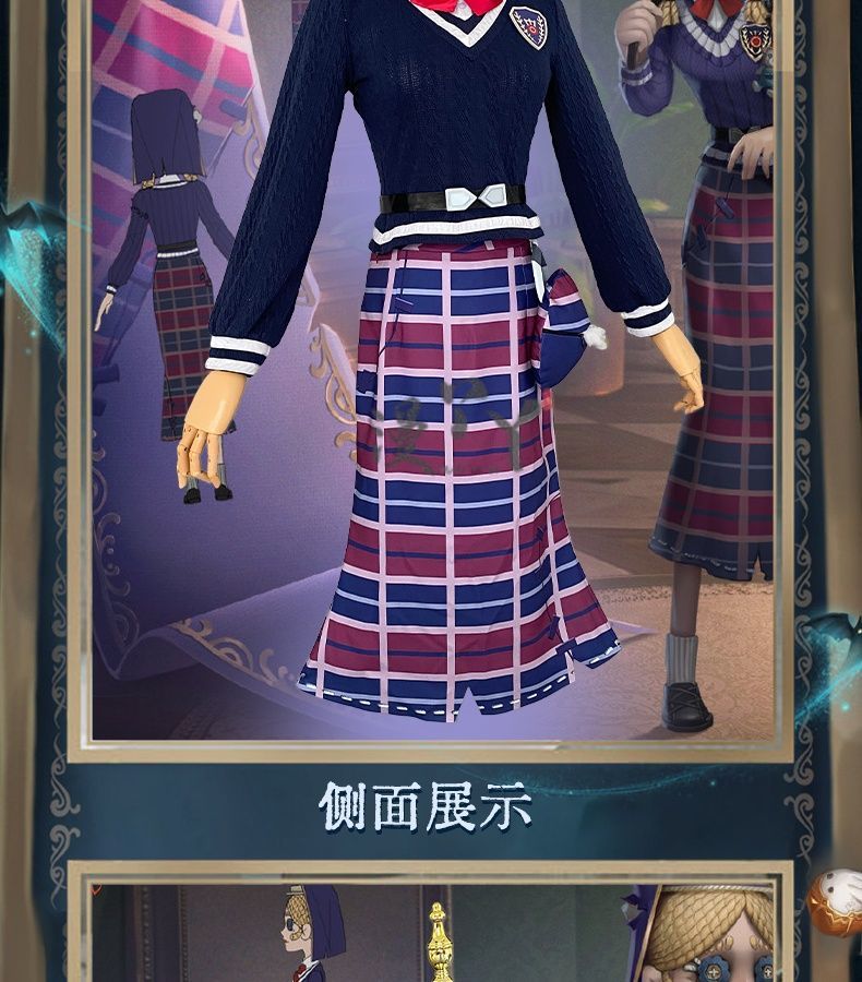 Game Identity V Toy Merchant Anne Lester Ivory Tower Cosplay Costume Dress Anime Clothes Halloween Women