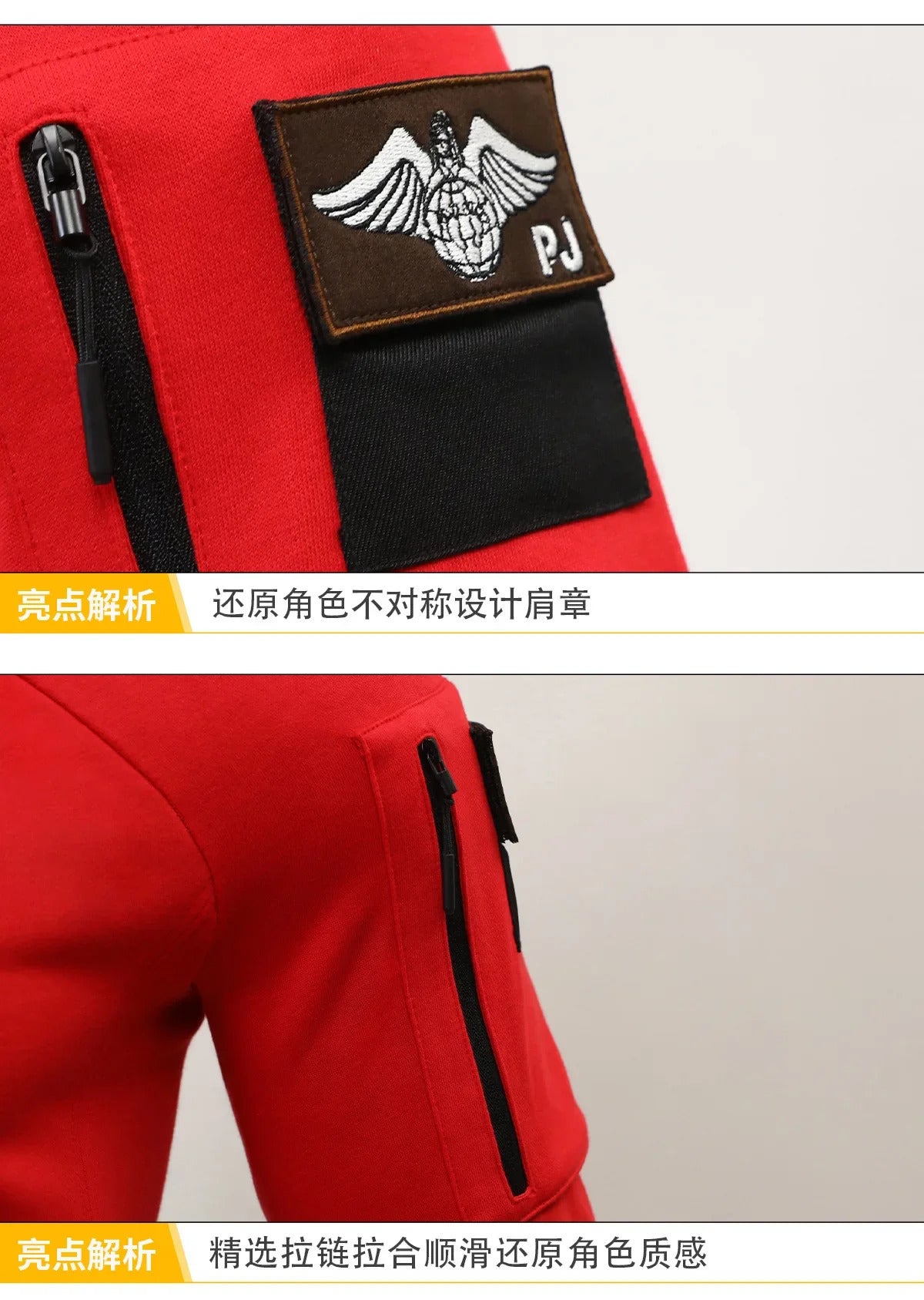 Movie Superhero Captain 4 Sam Wilson cosplay Falcon costume Halloween Carnival Red Jacket Coat Men Women Fashion Uniform set