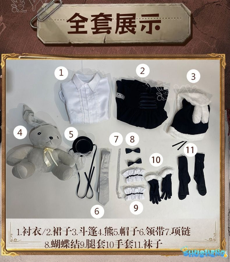 Anime Yosuga No Sora Kasugano Sora Cosplay Costume Winter Fur Collar Shawl Skirt Lolita Woman Cute Christmas Party Suit