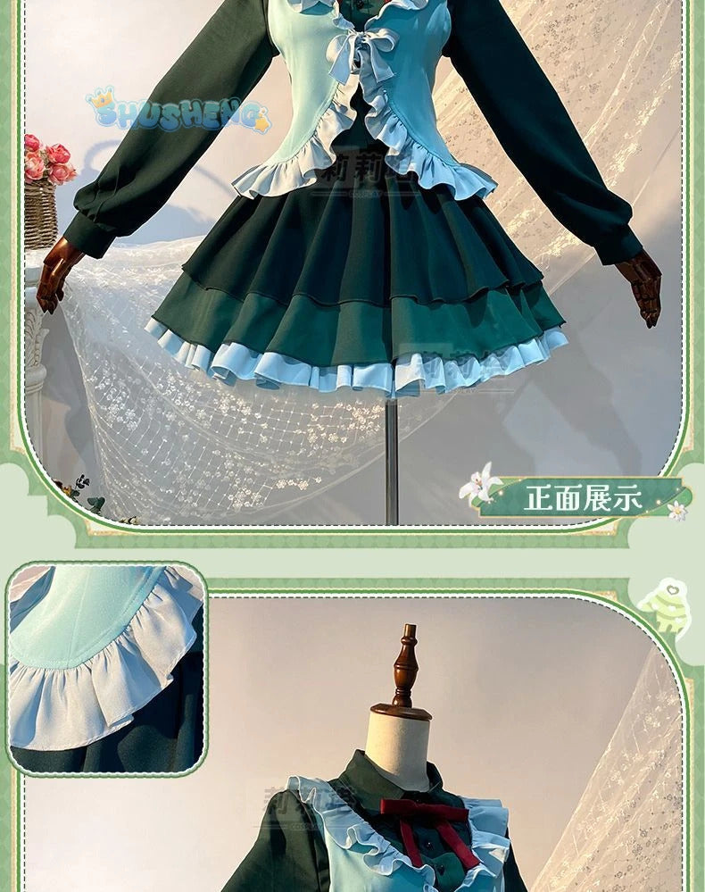 Takanashi Rikka Cosplay Love, Chunibyo & Other Delusions Costume Wig and Skirt Support Cute Lolita Party Carnival Girl man Set