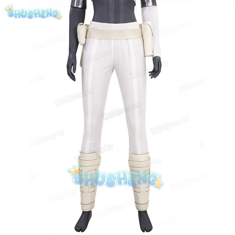 Movie Episode II - Attack of the Clones Padmé Amidala Cosplay Costume Uniform Halloween Carnival Party Christmas Play Role