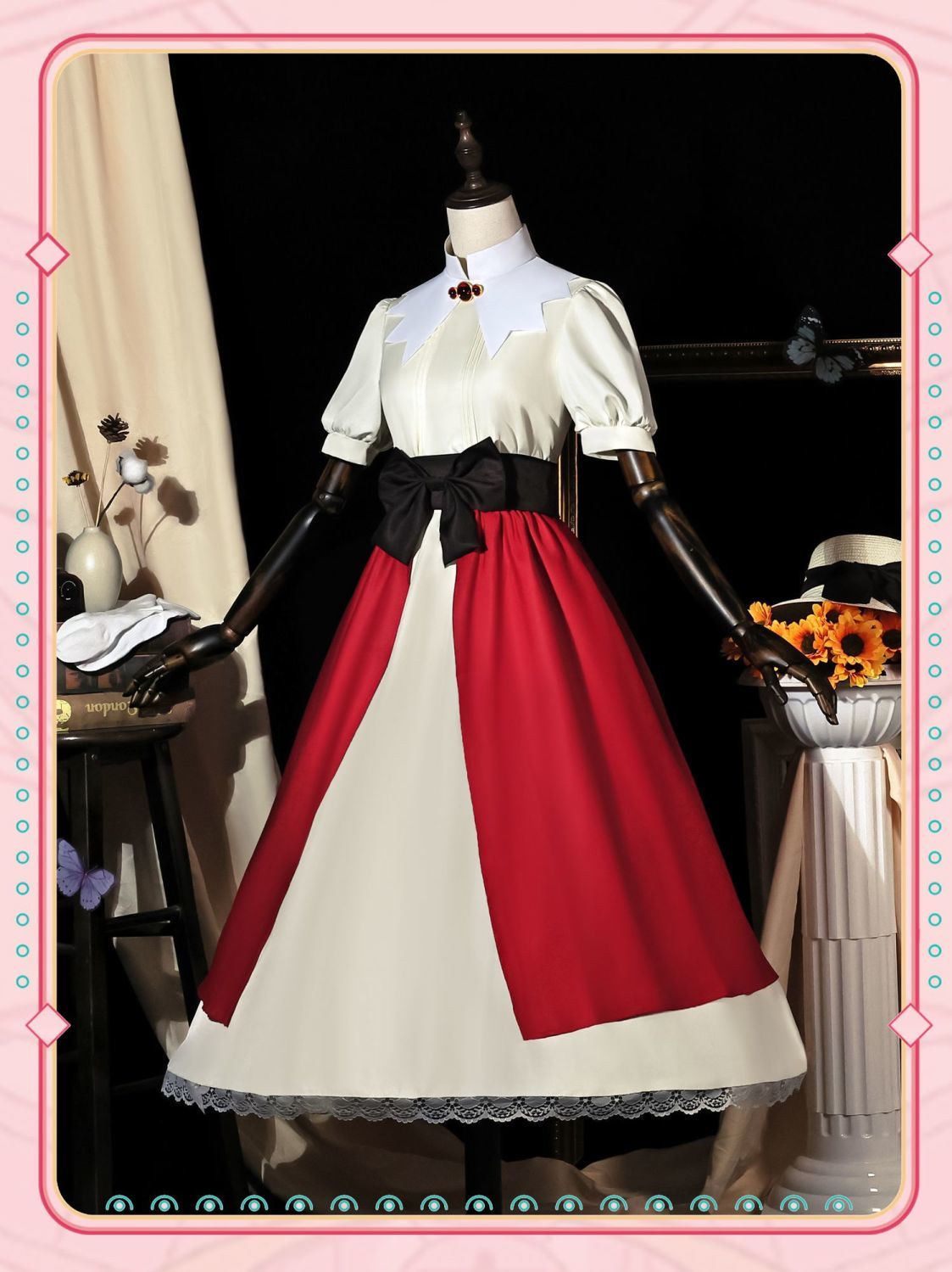 Anime Cardcaptor Sakura Sakura Kinomoto Cosplay Costume Cute Women Lolita Hat Great Grandfather Gift Sakura Role Play Outfit