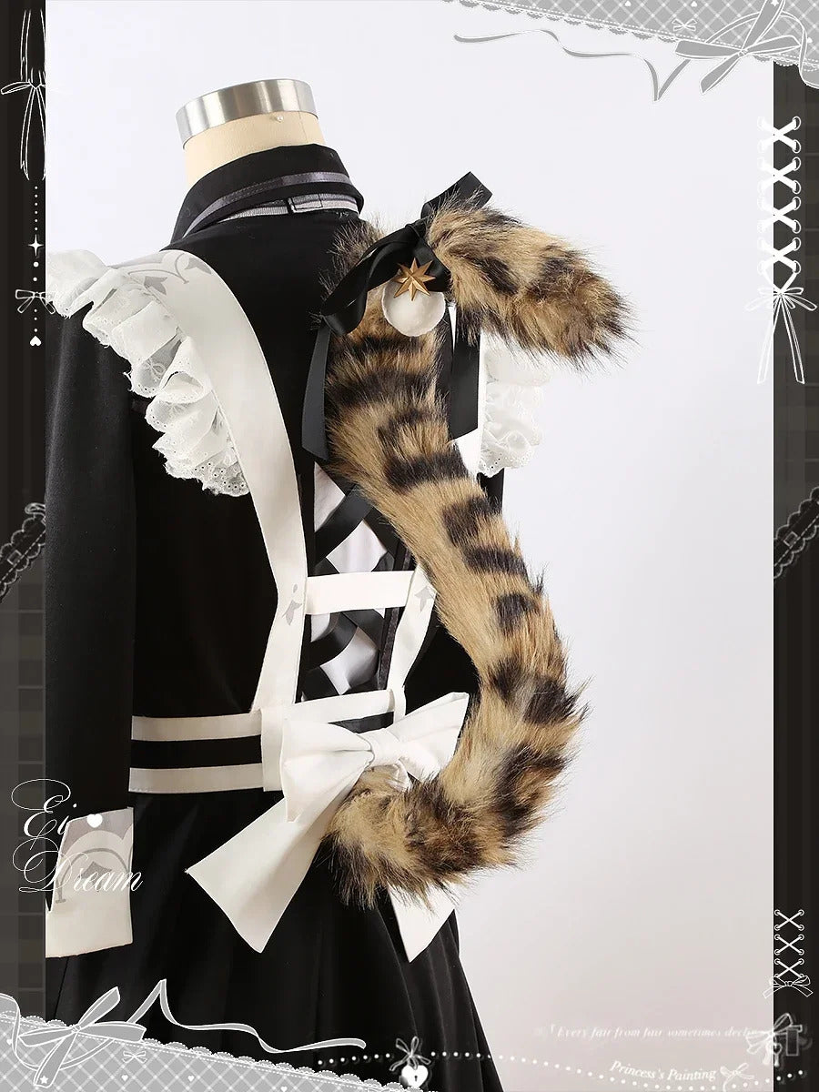 Nu: Carnival Eiden Cosplay Costume Maid Outfit Dress Uniform Halloween Carnival Party Christmas Play Role Clothes Clothing
