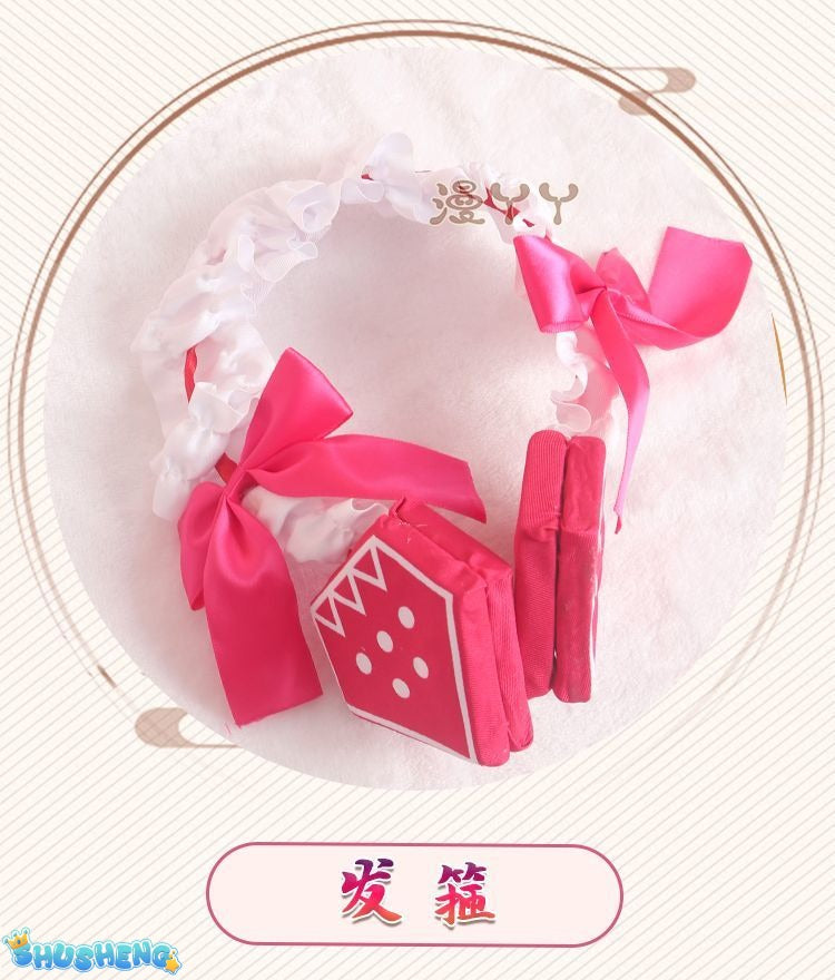 Anime Strawberry Miku 15th Anniversary Cosplay Costume Miku Lovely Lolita Dress Women Halloween Uniform Party Fancy Dress